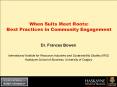When Suits Meet Roots: Best Practices in Community Engagement PowerPoint PPT Presentation