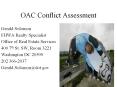 OAC Conflict Assessment PowerPoint PPT Presentation