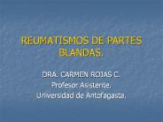 REUMATISMOS DE PARTES BLANDAS.