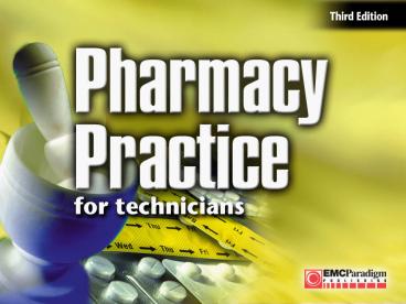 Pharmacy Law, Regulations, and Standards for Technicians