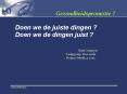 Gezondheidspromotie ? PowerPoint PPT Presentation