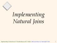 Implementing Natural Joins