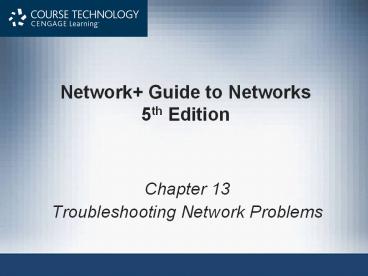Network  Guide to Networks 5th Edition