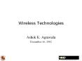 Wireless Technologies PowerPoint PPT Presentation
