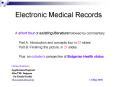 Electronic Medical Records PowerPoint PPT Presentation