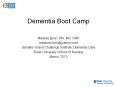 Dementia Boot Camp PowerPoint PPT Presentation