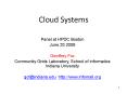 Cloud Systems PowerPoint PPT Presentation