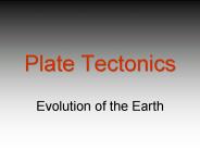 Plate Tectonics