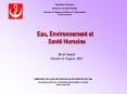 Eau, Environnement et  Sant PowerPoint PPT Presentation