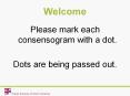 Please mark each consensogram with a dot. PowerPoint PPT Presentation
