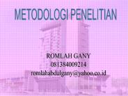 METODOLOGI PENELITIAN