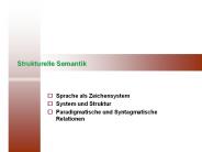 Strukturelle Semantik