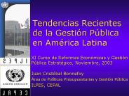 Tendencias Recientes de la Gesti