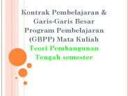 Kontrak Pembelajaran