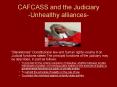 CAFCASS and the Judiciary -Unhealthy alliances- PowerPoint PPT Presentation