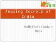 Amazing Secrets of India PowerPoint PPT Presentation