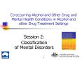 Co-occurring Alcohol and Other Drug and Mental Health Conditions in Alcohol and other Drug Treatment Settings PowerPoint PPT Presentation