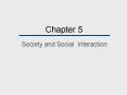 Society and Social Interaction PowerPoint PPT Presentation