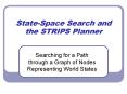 State-Space Search and the STRIPS Planner PowerPoint PPT Presentation