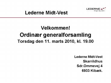 Lederne Midt-Vest