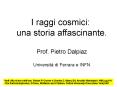 I raggi cosmici: PowerPoint PPT Presentation