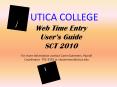 UTICA COLLEGE PowerPoint PPT Presentation