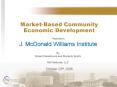 Market-Based Community Economic Development PowerPoint PPT Presentation