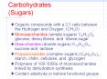 Carbohydrates (Sugars) PowerPoint PPT Presentation