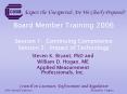 Board Member Training 2006 Session 1: Continuing Competence Session 2: Impact of Technology PowerPoint PPT Presentation