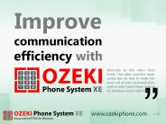 Improve communication efficiency with Ozeki Phone System XE