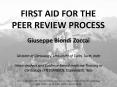FIRST AID FOR THE PEER REVIEW PROCESS PowerPoint PPT Presentation