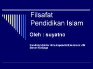 Filsafat Pendidikan Islam