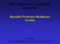 Reusable Protective Healthcare Textiles PowerPoint PPT Presentation