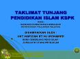 TAKLIMAT TUNJANG PENDIDIKAN ISLAM KSPK PowerPoint PPT Presentation