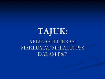 TAJUK: