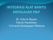 INTEGRASI ALAT BANTU MENGAJAR P