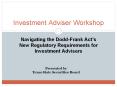 Navigating the Dodd-Frank Act PowerPoint PPT Presentation