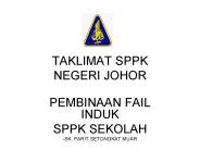 TAKLIMAT SPPK NEGERI JOHOR