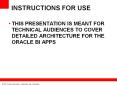 INSTRUCTIONS FOR USE PowerPoint PPT Presentation