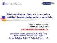 SPG brasileiros frente a normativa p