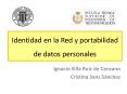 Identidad en la Red y portabilidad de datos personales PowerPoint PPT Presentation