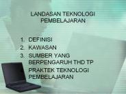 LANDASAN TEKNOLOGI PEMBELAJARAN
