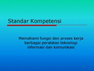 Standar Kompetensi