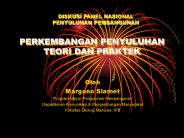PERKEMBANGAN PENYULUHAN TEORI DAN PRAKTEK