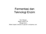 Fermentasi dan Teknologi Enzim