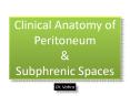 Clinical Anatomy of Peritoneum PowerPoint PPT Presentation
