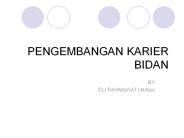 PENGEMBANGAN KARIER BIDAN