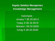 Kapita Selekta Manajemen