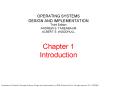 OPERATING SYSTEMS DESIGN AND IMPLEMENTATION Third Edition ANDREW S. TANENBAUM ALBERT S. WOODHULL Chapter 1 Introduction PowerPoint PPT Presentation