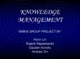 KNOWLEDGE MANAGEMENT PowerPoint PPT Presentation